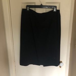 Black pencil skirt